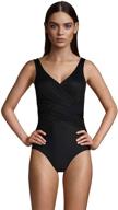 👙 women's regular slender swimsuit by lands end: ideal swimwear & cover ups for all body types logo