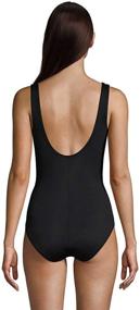 img 3 attached to 👙 Women's Regular Slender Swimsuit by Lands End: Ideal Swimwear & Cover Ups for all body types