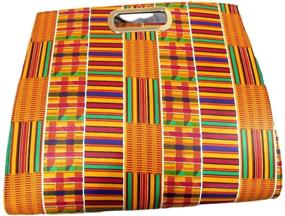 img 3 attached to Kente Handbag African Ankara Accessory