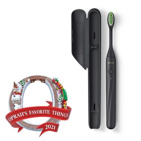 img 2 attached to 🖤 Philips One: Sonicare Rechargeable Toothbrush in Shadow Black - HY1200/06