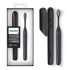 img 4 attached to 🖤 Philips One: Sonicare Rechargeable Toothbrush in Shadow Black - HY1200/06