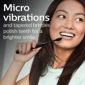 img 1 attached to 🖤 Philips One: Sonicare Rechargeable Toothbrush in Shadow Black - HY1200/06