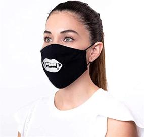 img 1 attached to 🦺 Occupational Health & Safety Products - Comfortable Elastic Black 3 Ply Reusable Option