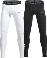 rlaged compression leggings basketball baselayer: a must-have for boys' clothing and active wear logo
