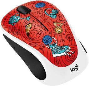 img 3 attached to Logitech Doodle Collection M238 Mouse - Optical - Wireless - 3 Button(S) - Champion Coral