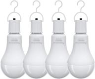 enhanced 2000mah rechargeable bulbs: powerful emergency failure battery bulb power lights логотип