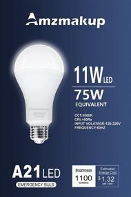 img 3 attached to Enhanced 2000Mah Rechargeable Bulbs: Powerful Emergency Failure Battery Bulb Power Lights