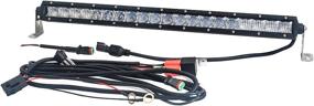img 3 attached to 🔦 OZ-USA S4D 20" Single Row LED Light Bar with Phillips 4D Reflectors for Spot Flood Combo Off Road 4x4 4WD Race Truck...