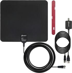 img 4 attached to 📡 Chaowei Indoor Amplified Digital HDTV Antenna - Up to 120 Miles Range with Signal Booster for 4K 1080p Smart TV, ATSC TV, and All Older TVs