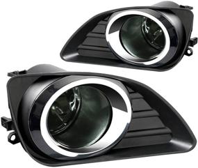 img 4 attached to Противотуманный фонарь "DNA Motoring FL-TCA09-SM" для Toyota Camry XV40 2010-2011 годов.