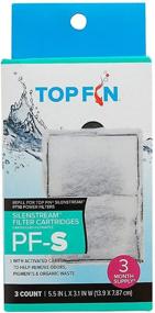 img 1 attached to 🐟 Top Fin Silenstream PF-S Refill for PF10 Power Filters - Pack of 3, 5.5in x 3.1