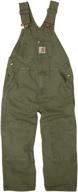 carhartt boys big overall brown overalls for boys: reliable and stylish boys' clothing logo