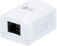 🔌 streamline your networking with monoprice surface mount box cat6, single (107092) logo