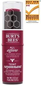 img 3 attached to 💄 Burt's Bees 100% Natural Lip & Cheek Stick: Lilac Lagoon - 1 Tube