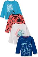 👕 spotted zebra toddler long sleeve t shirts: trendy boys' clothing and tops, tees & shirts logo