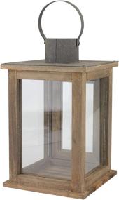 img 1 attached to 🏮 Stonebriar SB-5174A Medium 11-Inch Brown Decorative Wooden Candle Lantern