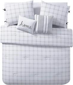 img 1 attached to VCNY Home Princeton Comforter White