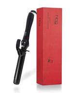 🔥 htg professional 1.25 inch hair curling iron with infrared, ionic, and tourmaline ceramic coating logo