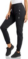 stay comfy and stylish with magcomsen women's quick dry jogger hiking pants: perfect for workout, gym, and running with zipper pockets and closed bottom logo