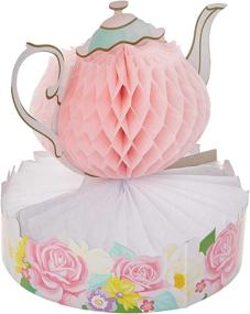 img 1 attached to 🌸 Enhanced SEO: Creative Converting Set of 3 Floral Tea Party Centerpieces