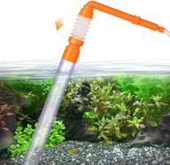 🐠 ireenuo 3-in-1 gravel vacuum for aquarium, fish tank siphon vacuum cleaning with water hose controller clamp and air-pressing water changer kit логотип