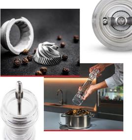 img 3 attached to 🌶️ Peugeot Nancy 3.5 Inch Pepper Mill, Acrylic: Stylish and Durable Spice Grinder