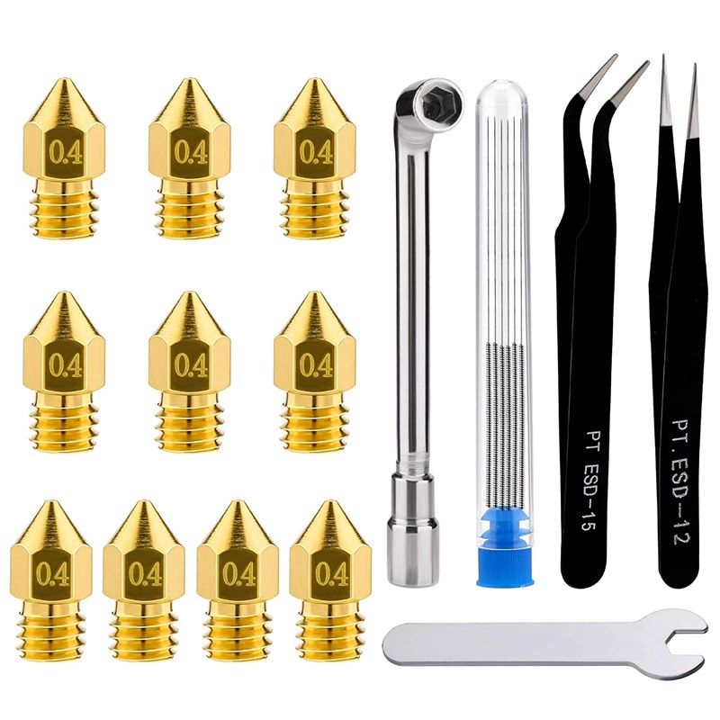 cleaning extruder stainless tweezers wrenches 로고