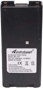 img 4 attached to 🔋 1800 mAh Никель-металл-гидридный аккумулятор, совместимый с ICOM IC-A6 IC-A24 IC-V8 IC-V82 IC-U82 IC-F3GS IC-F4GS IC-F30GT IC-F40GT IC-F11 IC-F12 IC-F21 IC-F22 - BP-210 BP-210N, BP-209N, BP210, BP210N