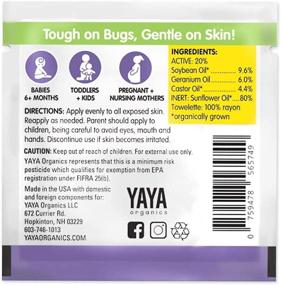 img 2 attached to YAYA ORGANICS Салфетки от насекомых