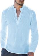 jekaoyi cotton henley shirts: stylish and comfortable men's clothing for every occasion logo