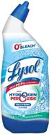 lysol bleach-free hydrogen peroxide toilet bowl cleaner: fresh cleaning power in a 24oz bottle logo