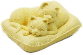 img 4 attached to Craft Art Silicone Soap Mold - Longzang Cat Mould S298 | DIY Handmade Soap Molds