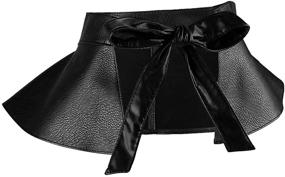 img 3 attached to 👗 Stylish Casual Women's Leather Waist Accessories by Moonsix