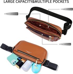 img 2 attached to Fashion Leather Adjustable Waterproof Shopping Outdoor Recreation