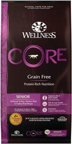 img 4 attached to 🐶 Nutritious Wellness CORE Grain Free Senior Dry Dog Food for All Breeds, Enhancing Joint and Bone Health with Turkey, Chicken Meal & Turkey Meal, High Protein formula, USA-made with Natural Ingredients for Adult Dogs