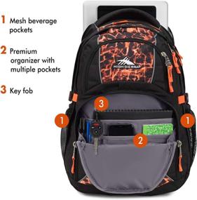 img 3 attached to High Sierra Backpack Compartment Organizer Backpacks for Laptop Backpacks