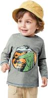 👕 dinosaur sweatshirt toddler t shirt: boys' clothes for fashionable hoodies & sweatshirts logo