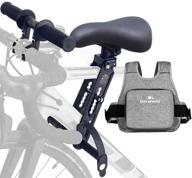 🚴 детское велокресло ultrafashs: переднее сиденье для детей на велосипеде с горным велосипедом с системой безопасности, светоотражающей полосой | расчитано на вес детей до 48 фунтов | идеально для детей от 2 до 5 лет логотип