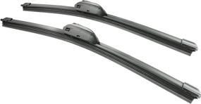 img 3 attached to MAX VIEW Extreme Climate Windshield Wiper Blades - Automotive Replacement, Beam Blade Design 24''+18'' (Pack of 2)