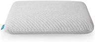 🌙 enhance your sleep with the leesa gray cooling foam pillow - standard size logo