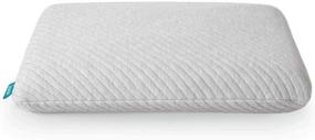 img 4 attached to 🌙 Enhance Your Sleep with the Leesa Gray Cooling Foam Pillow - Standard Size