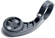 🚴 bar fly 4 mini mount for smaller computers: ideal for garmin, wahoo, polar, bryton, cateye - sleek black design logo