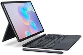 img 2 attached to 📱 SAMSUNG Tab S6 10.5" (T860) Bookcover Keyboard Gray - Full Product Review & Features