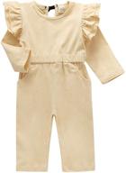 younger star girl's sleeveless overalls jumpsuit - girls' clothing, jumpsuits, and rompers logo