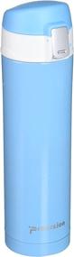 img 4 attached to Premium Insulated Stainless Steel Vacuum Flask Travel Mug - Leak Proof, BPA-Free 16 Oz Water Bottle in Blue