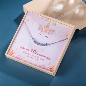 img 3 attached to 💎 ESSIE ODILA Sterling Silver Birthday Bracelet: Stunning Gifts for Girls—Aged 10-25—Sparkling Crystal Beads, Perfect Gift for Daughter, Sister, Niece!