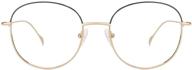 👓 tijn classic blocker eyeglasses - achieve vintage appeal logo