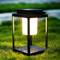 💡 brimmel led portable table lamp: versatile, waterproof, cordless with usb port for outdoor and nightstand use - 35w 3000k lantern, hand light in aluminum, black логотип