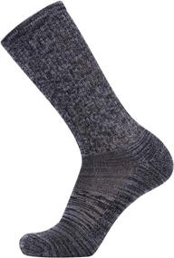 img 1 attached to 🧦 EnerWear Merino Wool Crew Socks: 4 Pack for Comfortable Outdoor Hiking and Trail Activities