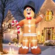 turnmeon christmas inflatable gingerbread decoration seasonal decor logo